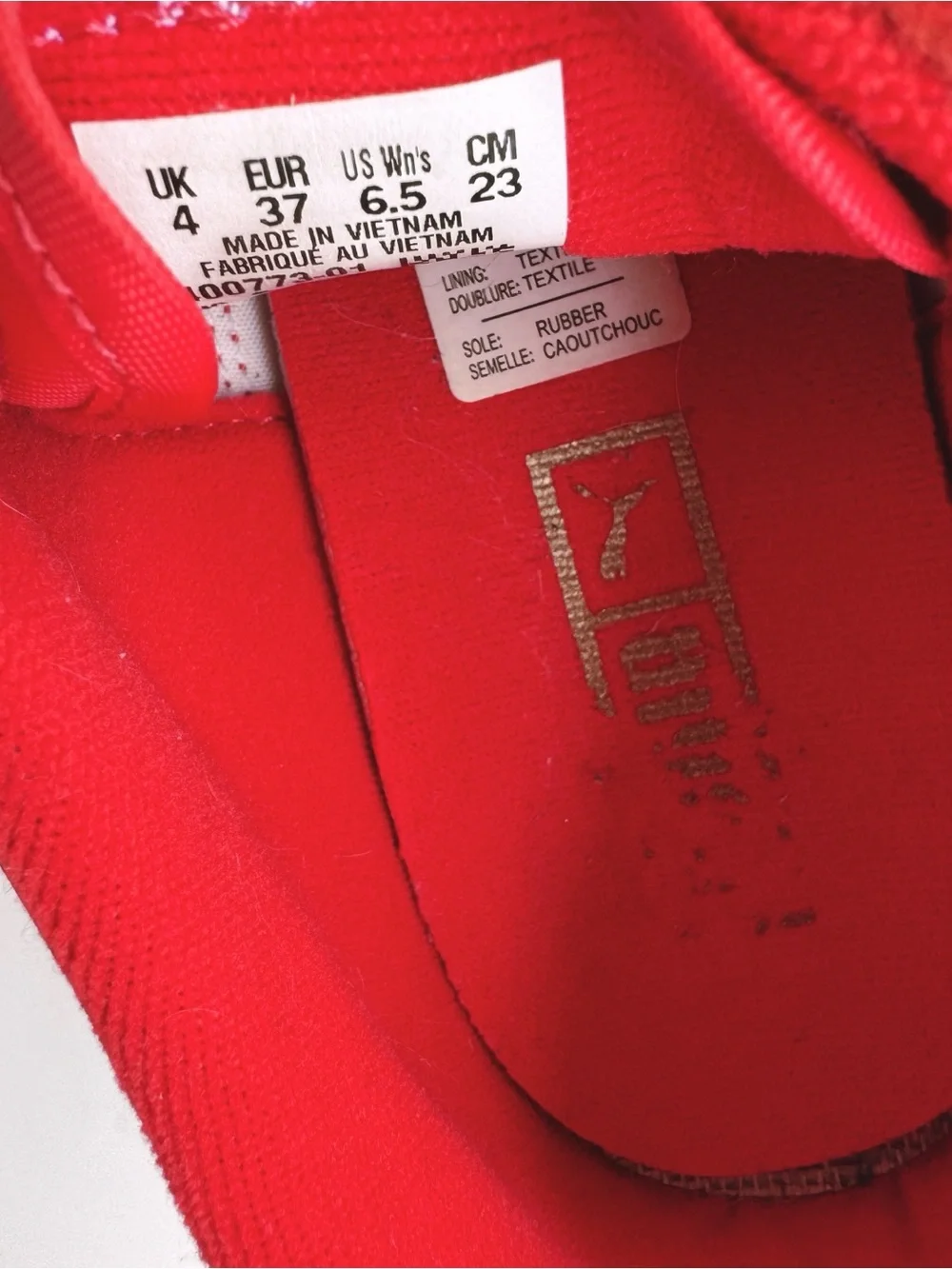 Puma Red Women's Shoes